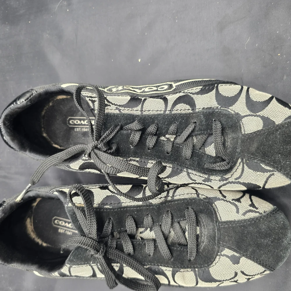 Coach Black and Gray‎ Sneakers with Signature Design